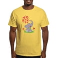 thumbnail image 1 of CafePress - Elephant With Hearts T Shirt - Men's Classic Graphic T-Shirt, 1 of 4
