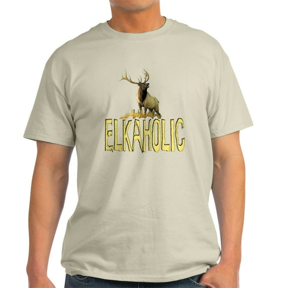 CafePress - Elkaholic Gear And Gifts Light T Shirt - Men's Classic Graphic T-Shirt
