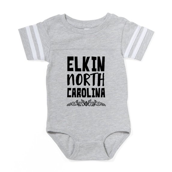 CafePress - Elkin North Carolina - Cute Infant Baby Football Bodysuit
