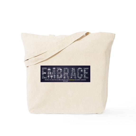 CafePress - Embrace Diversity Tote Bag - Unisex Canvas Tote Bag, Beige, 1-Piece