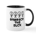 thumbnail image 1 of CafePress - Embrace The Suck Mug - 11 oz Ceramic Mug - Novelty Coffee Tea Cup, 1 of 4