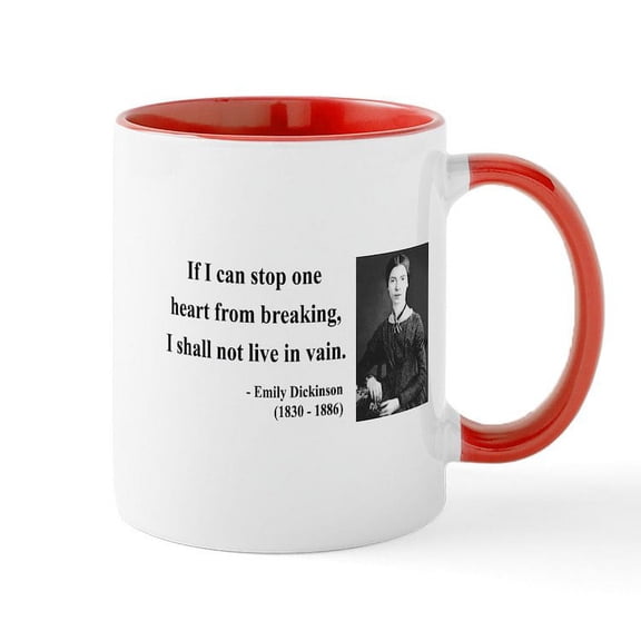 CafePress - Emily Dickinson 9 Mug - 11 oz Ceramic Mug - Novelty Coffee Tea Cup