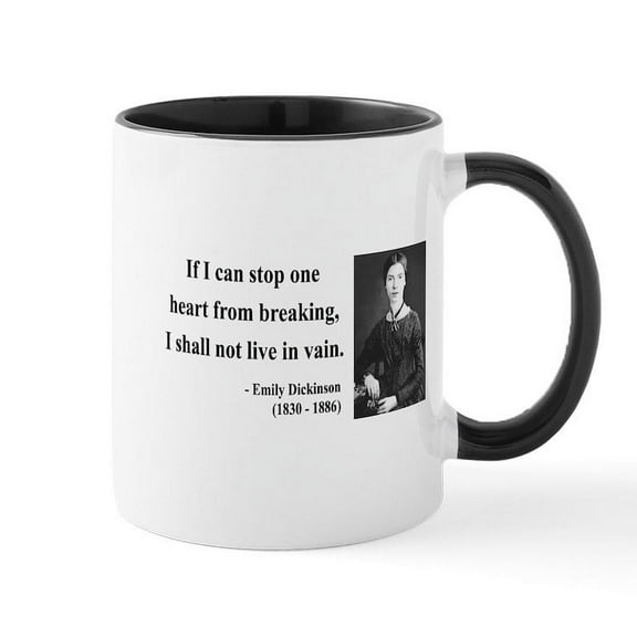 CafePress - Emily Dickinson 9 Mug - 11 oz Ceramic Mug - Novelty Coffee Tea Cup