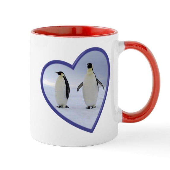 CafePress - Emperor Penguin Mug - 11 oz Ceramic Mug - Novelty Coffee Tea Cup