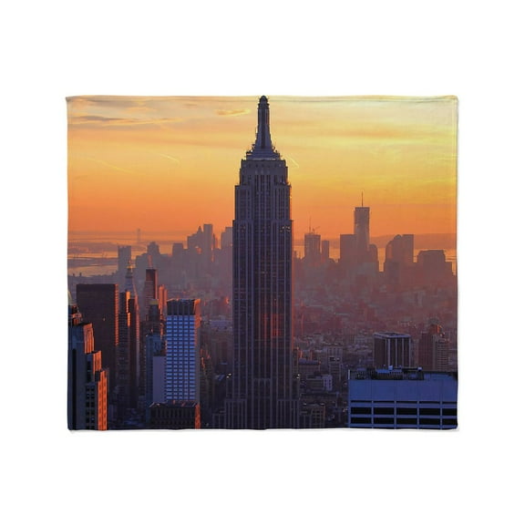 CafePress - Empire State Building, NYC Skyline, Throw Blanket - Soft Fleece Throw Blanket, 50"x60" for All Ages