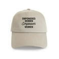 thumbnail image 1 of CafePress - Empowered Women Empower Women Cap - Adjustable 100% Brushed Unisex Casual Cotton Baseball Cap, Beige, 1, 1 of 2