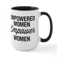 thumbnail image 1 of CafePress - Empowered Women Empower Women Mug - 15 oz Ceramic Large White Novelty Mug, 1 of 4