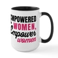 thumbnail image 1 of CafePress - Empowered Women Empower Women Mugs - 15 oz Ceramic Large White Novelty Mug, 1 of 4