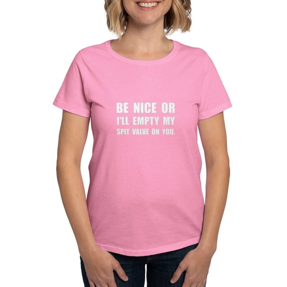 CafePress - Empty My Spit Valve T Shirt - Women's Traditional Fit Dark T-Shirt