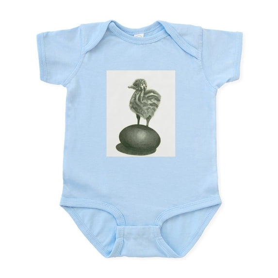 CafePress - Emu Chick With An Attitude Infant Bodysuit - Baby Light Bodysuit, Size Newborn - 24 Months