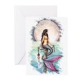 thumbnail image 1 of CafePress - Enchanted Sea Mermaid Art By Molly Harrison Greeti - Greeting Cards (Pk of 10) Glossy, 1 of 3