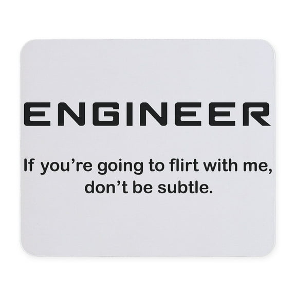 CafePress - Engineer Mousepad - Non-slip Rubber Mousepad, Gaming Mouse Pad