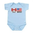 thumbnail image 1 of CafePress - Engineered With American Parts Infant Bodysuit - Baby Light Bodysuit, Size Newborn - 24 Months, 1 of 4