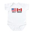thumbnail image 1 of CafePress - Engineered With Canadian Parts Infant Bodysuit - Baby Light Bodysuit, Size Newborn - 24 Months, 1 of 4