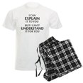 thumbnail image 1 of CafePress - Engineers Motto Cant Understand It For You Pajamas - Men's Light Loose Fit Cotton Pajama Set, 1 of 4