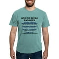 thumbnail image 1 of CafePress - Engineerspeak T Shirt - Mens Comfort Colors Shirt, 1 of 5