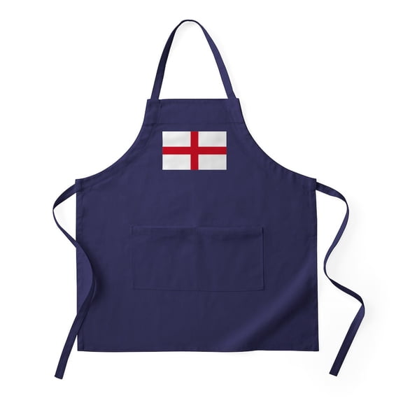 CafePress - England Flag Apron (Dark) - Kitchen Apron with Pockets, Grilling Apron, Baking Apron