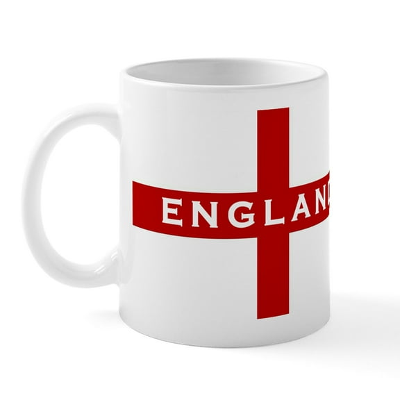 CafePress - England Shirt Copy Mugs - 11 oz Ceramic Mug - Novelty Coffee Tea Cup