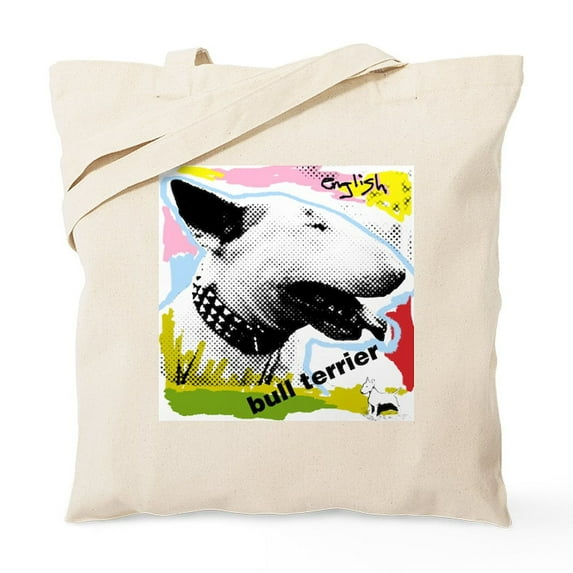 CafePress - English Bull Terrier Punk Tote Bag - Unisex Canvas Tote Bag, Beige, 1-Piece
