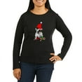 thumbnail image 1 of CafePress - English Bulldog Christmas Long Sleeve T Shirt - Women's Long Sleeve Graphic Tee Casual Fit, 1 of 4