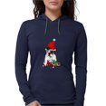 thumbnail image 1 of CafePress - English Bulldog Christmas Long Sleeve T Shirt - Womens Hooded Shirt, 1 of 3