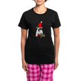 thumbnail image 1 of CafePress - English Bulldog Christmas Pajamas - Women's Short Sleeve Print T-Shirt and Pants Dark Cotton Pajama Set, 1 of 7