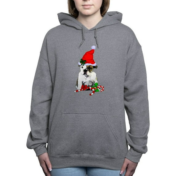 CafePress - English Bulldog Christmas Sweatshirt - Pullover Hoodie, Classic & Comfortable Hooded Sweatshirt
