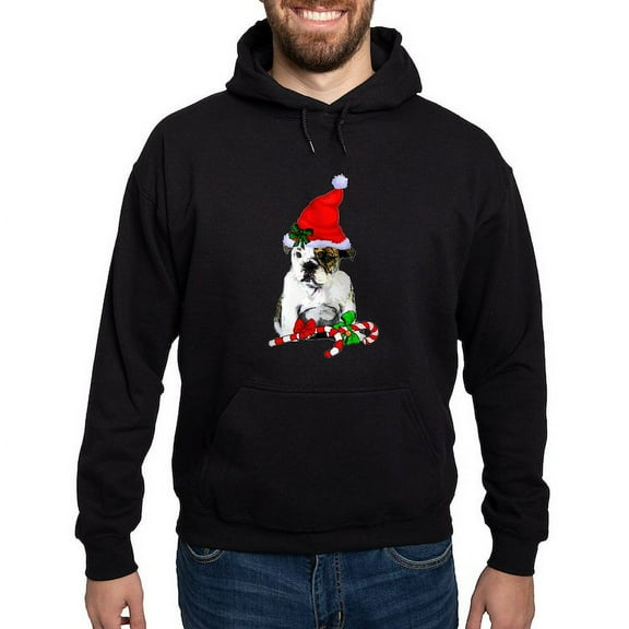 CafePress - English Bulldog Christmas Sweatshirt - Pullover Hoodie, Classic, Comfortable Hooded Sweatshirt