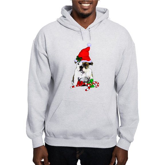 CafePress - English Bulldog Christmas Sweatshirt - Pullover Hoodie, Hooded Sweatshirt