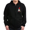thumbnail image 1 of CafePress - English Bulldog Christmas Sweatshirt - Zip Hoodie, Classic Hooded Sweatshirt with Metal Zipper, 1 of 4