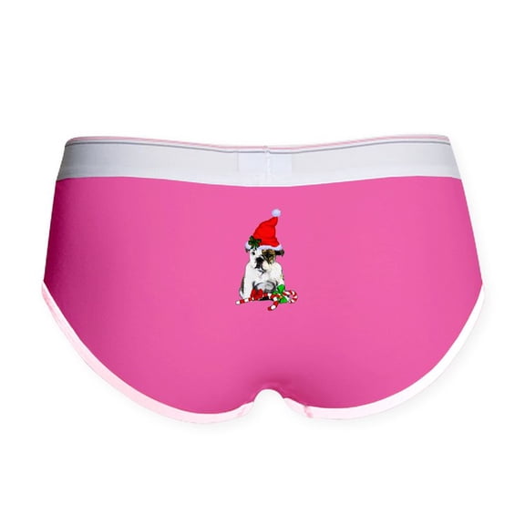 CafePress - English Bulldog Christmas Women's Boy Brief - Women's Novelty Briefs, Size S-XL