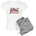 thumbnail image 1 of CafePress - English Bulldog Mom Pajamas - Women's Light Pajamas, 1 of 4