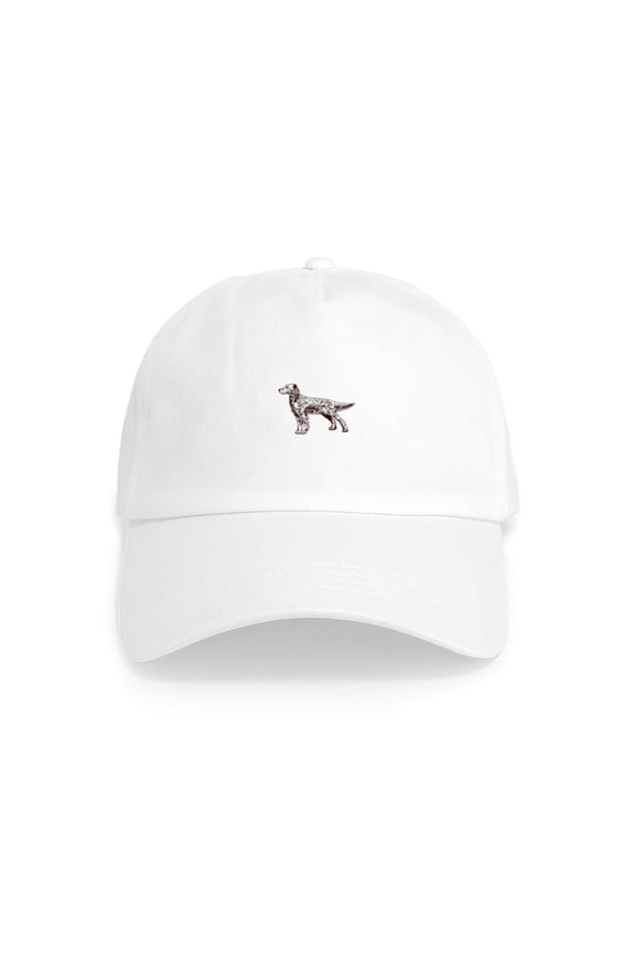 - English / Irish Setter Cap - Adjustable 100% Brushed Unisex Casual Cotton Baseball Cap, Beige, 1