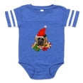 thumbnail image 1 of CafePress - English Mastiff Christmas - Cute Infant Baby Football Bodysuit, 1 of 3