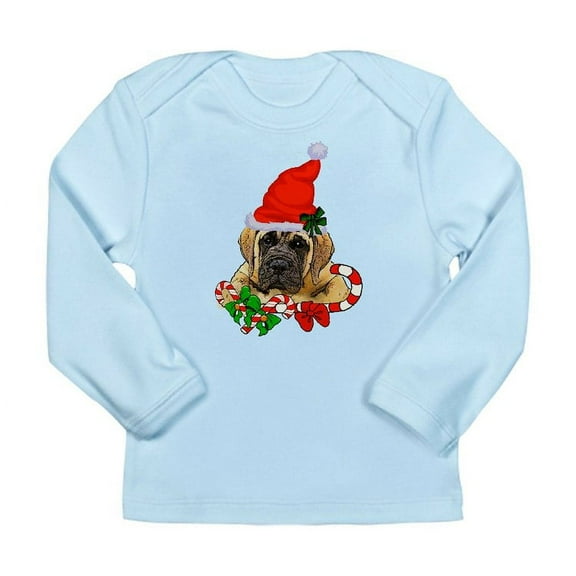 CafePress - English Mastiff Christmas Long Sleeve T Shirt - Long Sleeve Infant T-Shirt