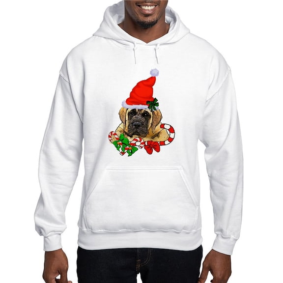 CafePress - English Mastiff Christmas Sweatshirt - Pullover Hoodie, Hooded Sweatshirt