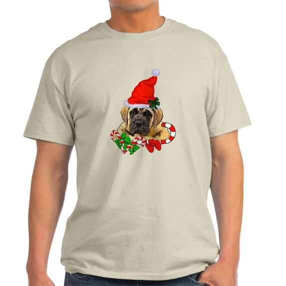 CafePress - English Mastiff Christmas T Shirt - Men's Classic Graphic T-Shirt