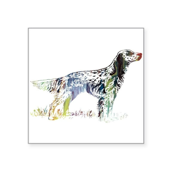 CafePress - English Setter Sticker - Square Sticker 3" x 3"