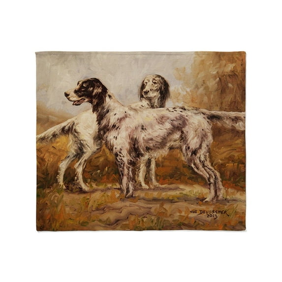 CafePress - English Setters Throw Blanket - Soft Fleece Throw Blanket, 50"x60" for All Ages