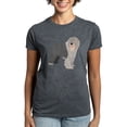 thumbnail image 1 of CafePress - English Sheep Dog Silhouet Women's Classic T Shirt - Women's Traditional Fit Dark T-Shirt, 1 of 4