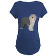 thumbnail image 1 of CafePress - English Sheep Dog Silhouett Maternity Dark T Shirt - Maternity Dark T-Shirt, 1 of 3