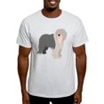 thumbnail image 1 of CafePress - English Sheep Dog Silhouette Light T Shirt - Men's Classic Graphic T-Shirt, 1 of 4