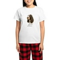 thumbnail image 1 of CafePress - English Springer Spaniel 8M15 Women's Light Pajama - Women's Short Sleeve Print T-Shirt and Pants Light Cotton Pajama Set, 1 of 7