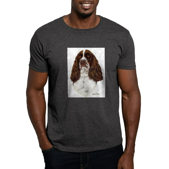 CafePress - English Springer Spaniel T Shirt - Men's Classic Graphic Cotton T-Shirt
