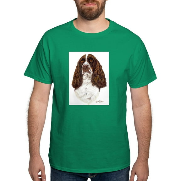 CafePress - English Springer Spaniel T Shirt - Men's Classic Graphic Cotton T-Shirt
