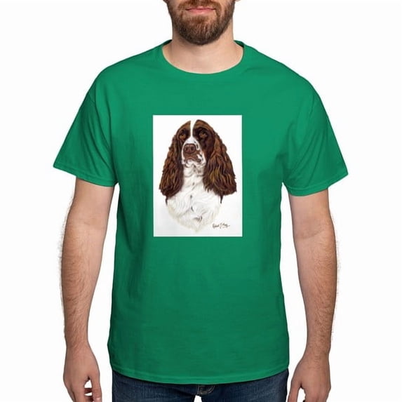 CafePress - English Springer Spaniel T Shirt - Men's Classic Cotton T-Shirts
