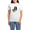 thumbnail image 1 of CafePress - English Springer Spaniel Women's Light Pajamas - Women's Short Sleeve Print T-Shirt and Pants Light Cotton Pajama Set, 1 of 7