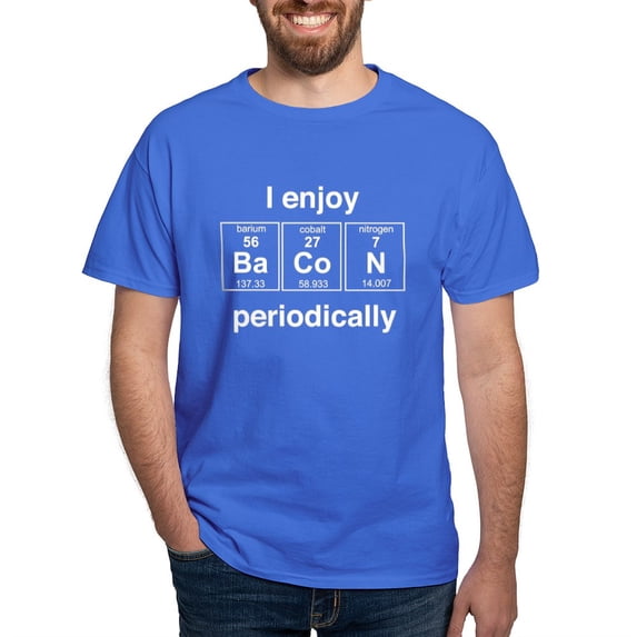 CafePress - Enjoy Bacon Periodically T Shirt - Men's Classic Graphic Cotton T-Shirt