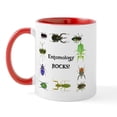 thumbnail image 1 of CafePress - Entomology Rocks Mug - 11 oz Ceramic Mug - Novelty Coffee Tea Cup, 1 of 3