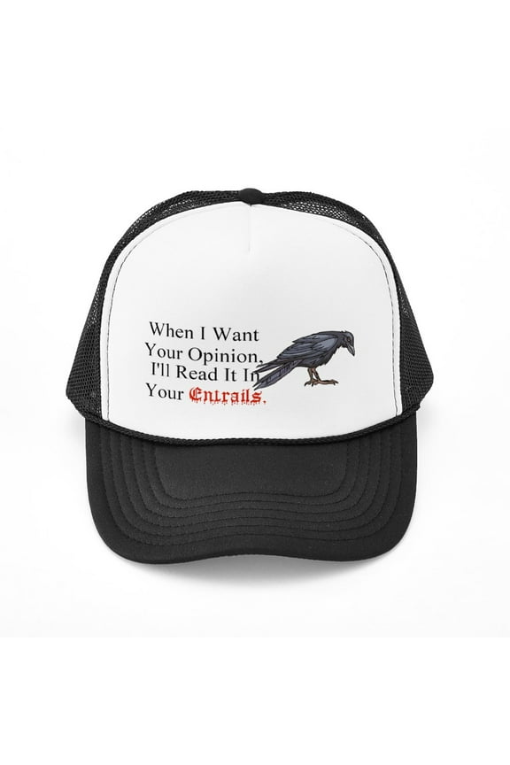 - Entrails Hat - Adjustable Unisex Printed Trucker Hat with Mesh Back